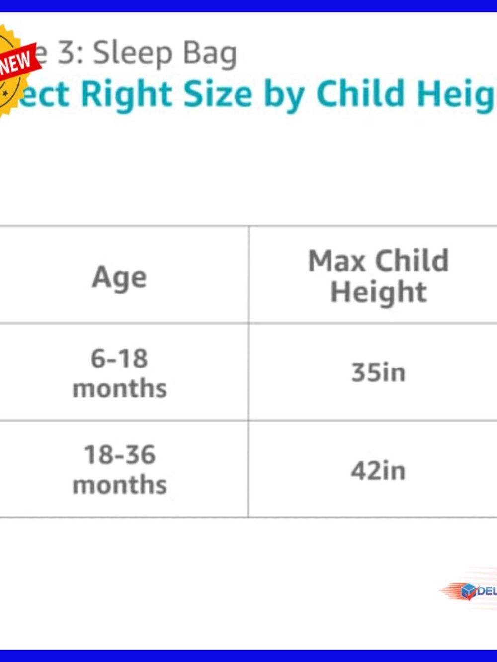 Extra Warm Baby Sleep Bag, 3.5TOG Wearable Blanket, 6-18 Months - Picture 5 of 6